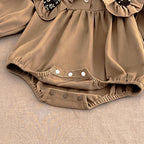 Body Infantil Feminino Golinha Floral