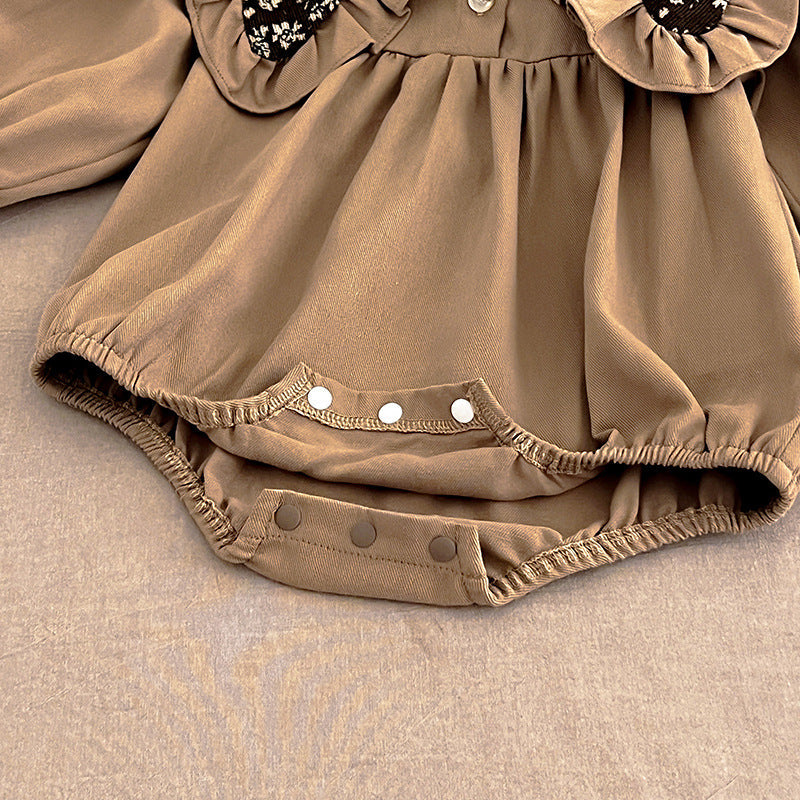Body Infantil Feminino Golinha Floral