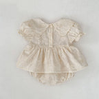 Vestido/ Body Infantil Renda Floral