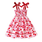 Vestido Infantil Cerejinhas