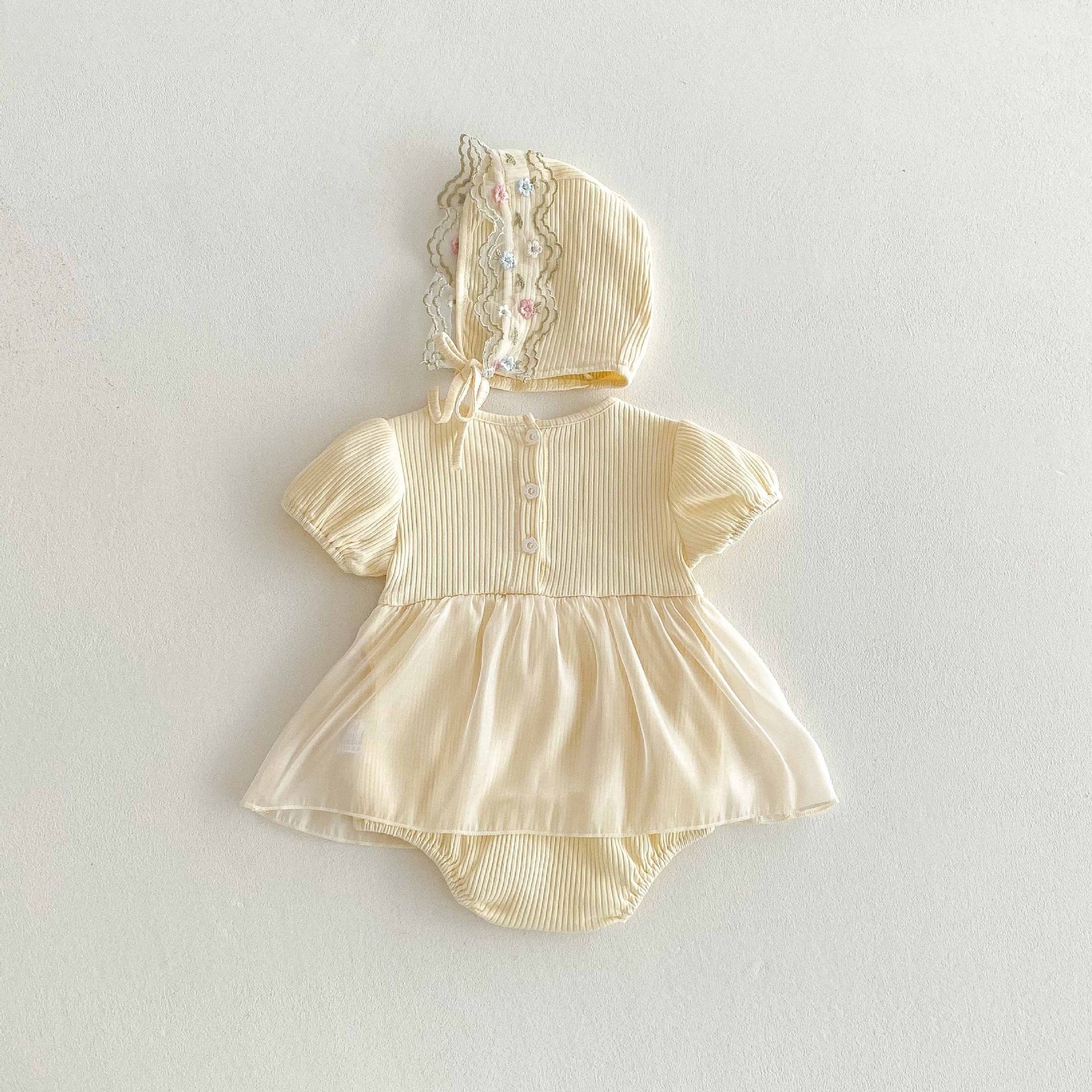 Body Infantil Feminino Florzinhas e Tule