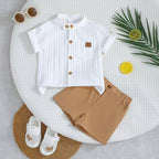 Conjunto Infantil Masculino Verão Botões