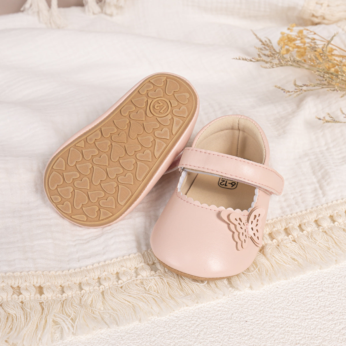 Sapatinho Feminino Velcro Borboletinha
