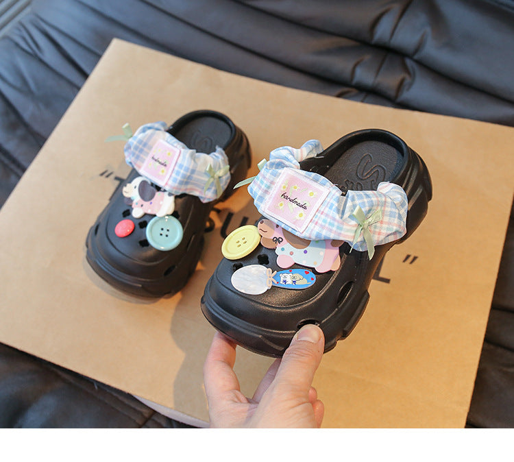 Crocks Infantil Lacinhos e Botãozinho