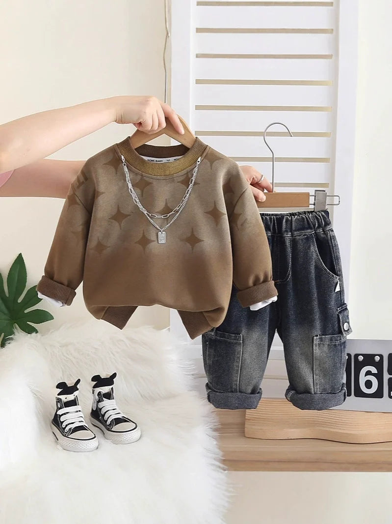 Conjunto Infantil Moderno e Jeans