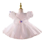 Vestido de Festa Branco Flores