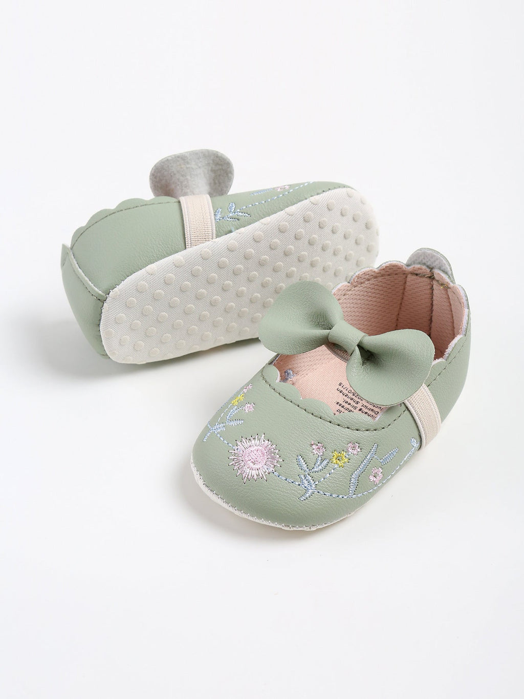 Sapato Infantil Floral Lacinho