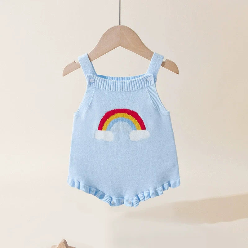 Body Infantil de Tricô Arco Irís