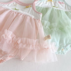 Vestido Infantil Tule Lacinhos