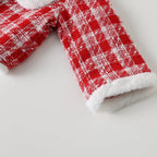 Conjunto Infantil Feminino Botões e Pelinhos