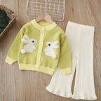 Conjunto Infantil de Tricô Coelhinho