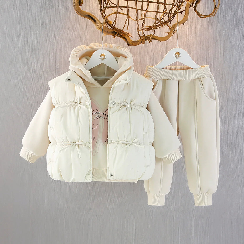 Conjunto Infantil 3 Peças Lacinhos