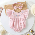 Body Infantil Feminino Verão Florzinha