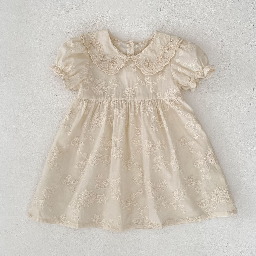 Vestido/ Body Infantil Renda Floral