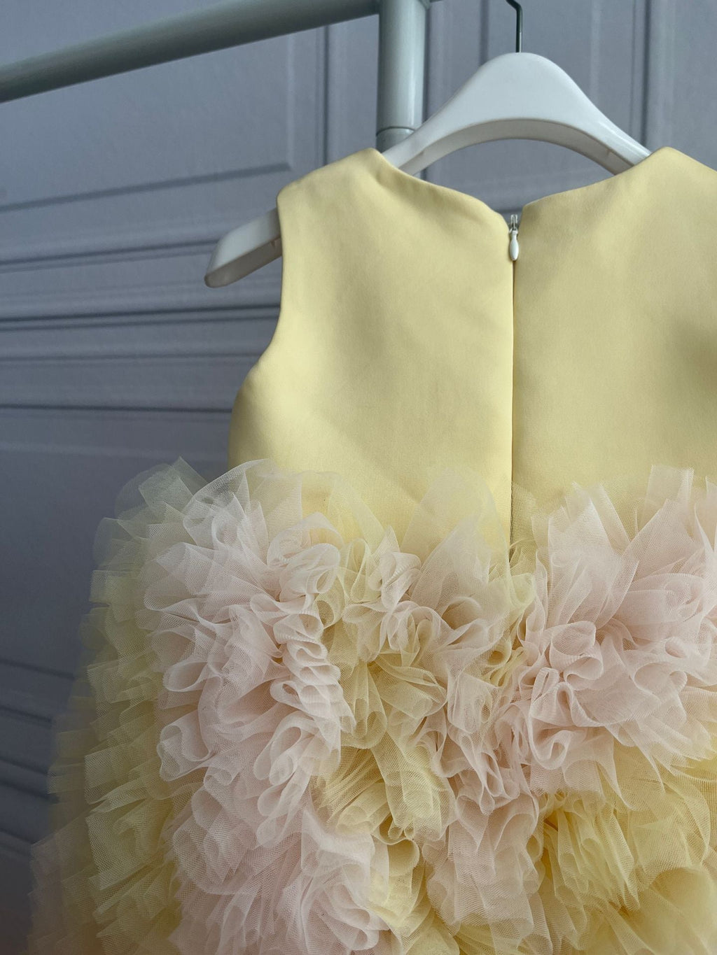 Vestido Infantil De Festa Amarelo