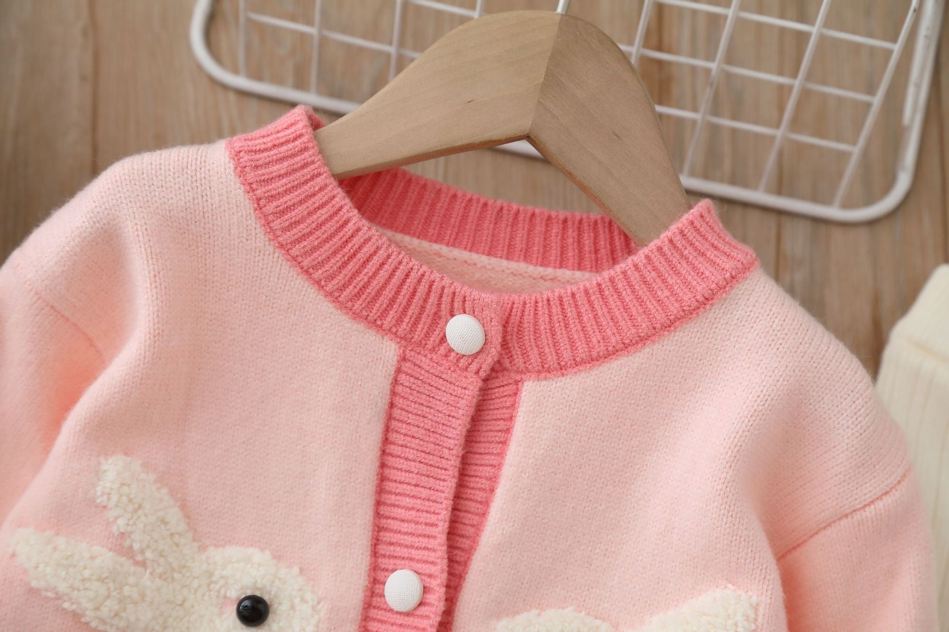 Conjunto Infantil de Tricô Coelhinho