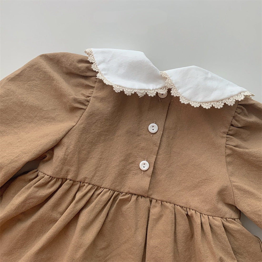 Vestido Infantil Gola Florzinhas