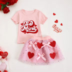Conjunto Infantil Feminino Love Tule