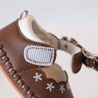 Sapato Infantil Feminino Florzinhas
