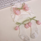 Meia + Chapéu Florzinha
