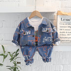 Conjunto Infantil Jeans 3 Peças