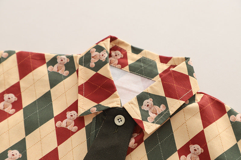 Conjunto Infantil Ursinhos com Gravatinha