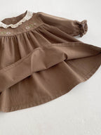 Vestido Infantil Bordadinho Florzinhas