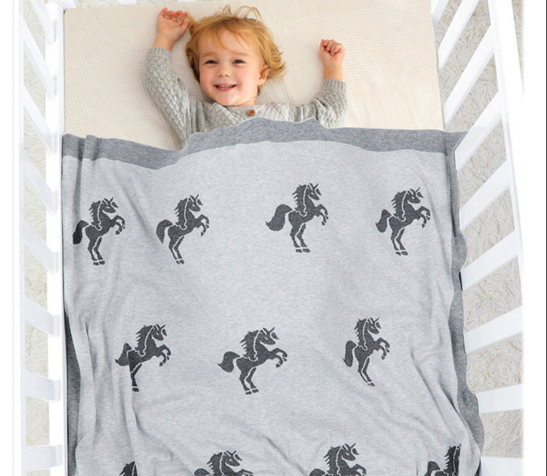 Manta Infantil Cavalinhos