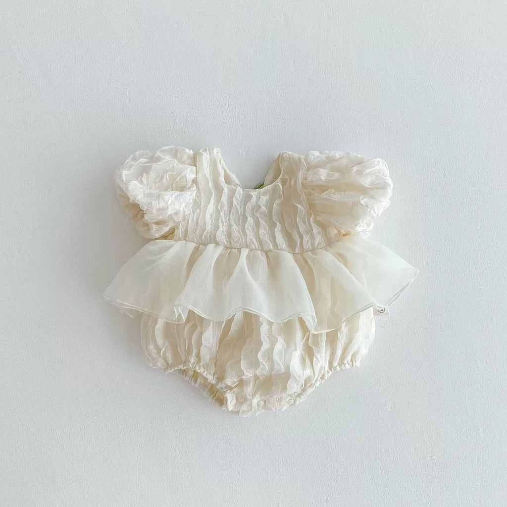 Body Infantil Feminino Bufante Florzinha