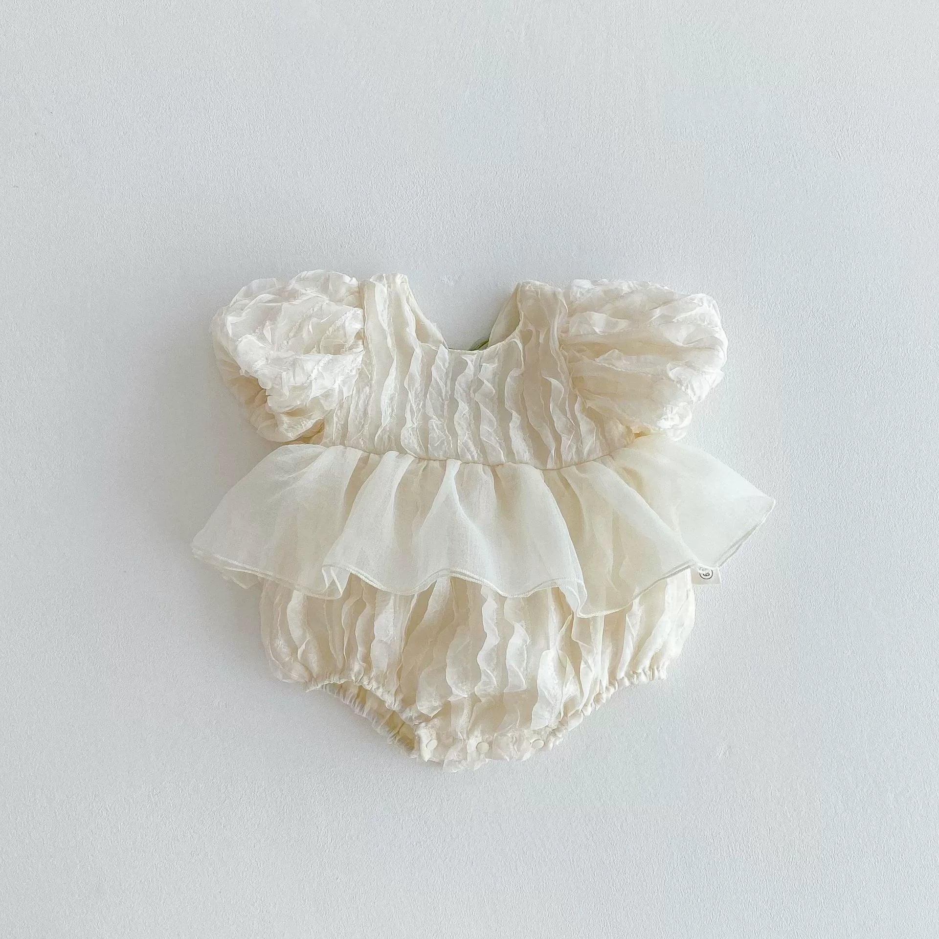 Body Infantil Feminino Bufante Florzinha