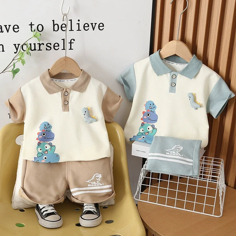 Conjunto Infantil Masculino Dinossauro