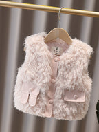 Colete Infantil Pelos Bolsinho