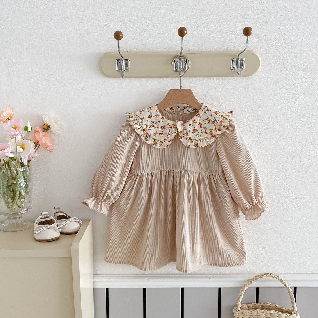 Vestido Infantil Gola Florzinhas