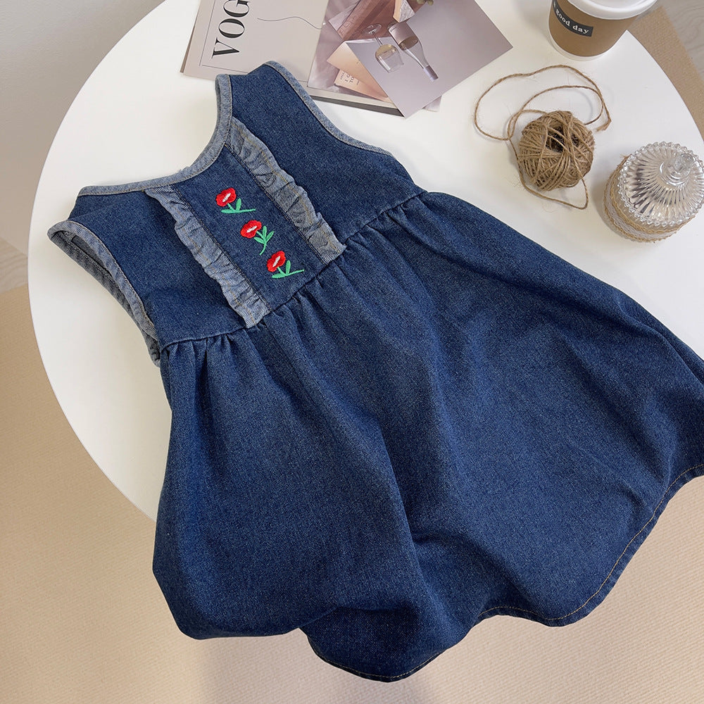 Vestido Infantil Florzinhas Delicado