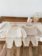 Conjunto Infantil Feminino com Rendinha