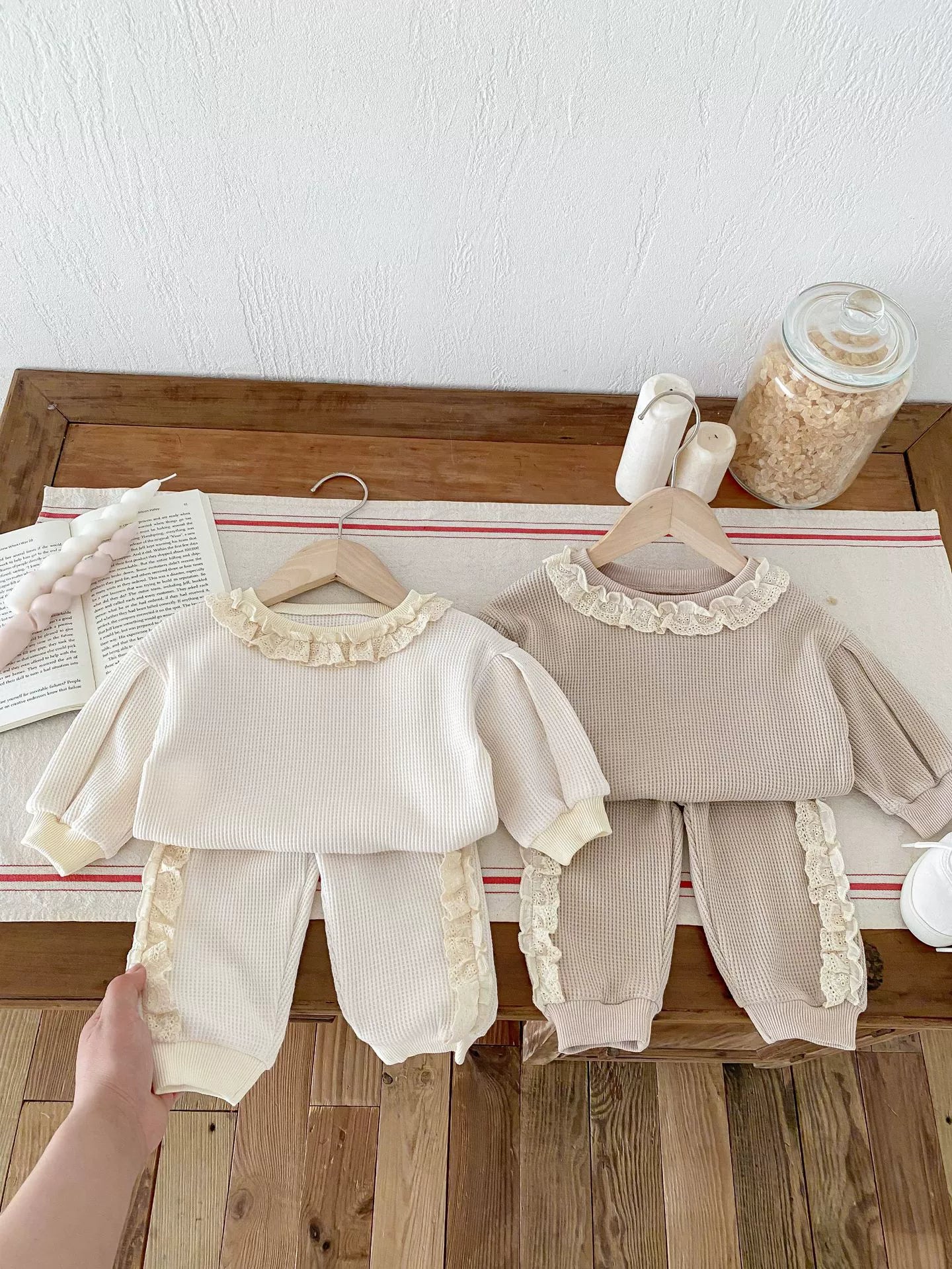 Conjunto Infantil Feminino com Rendinha