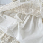 Vestido Infantil Rendado Floral