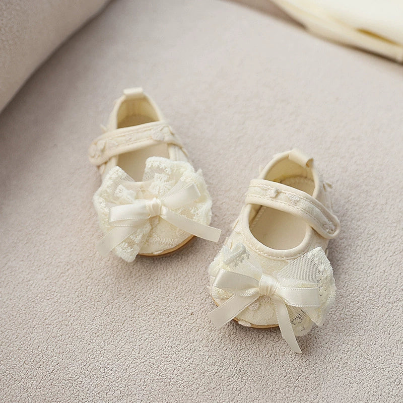 Sapato Infanril Feminino Lacinho Rendadinho
