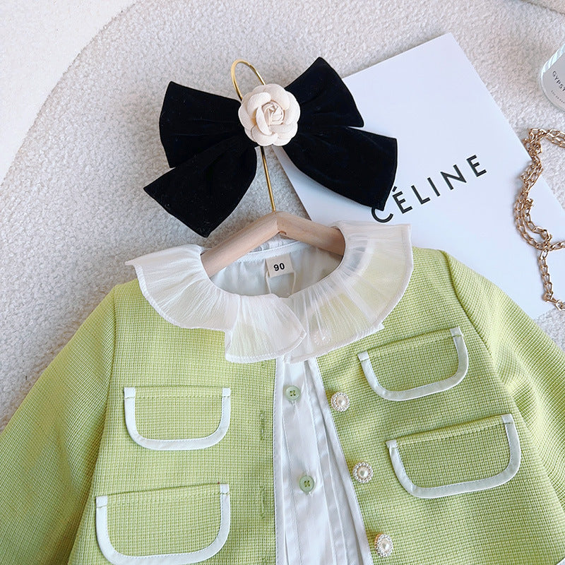 Conjunto Infantil Feminino Verde Boutique