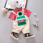 Jardineira Infantil Monstros SA