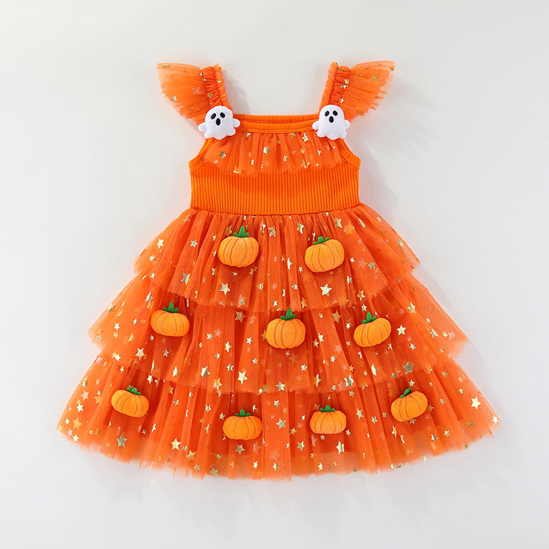Vestido Infantil Helloween