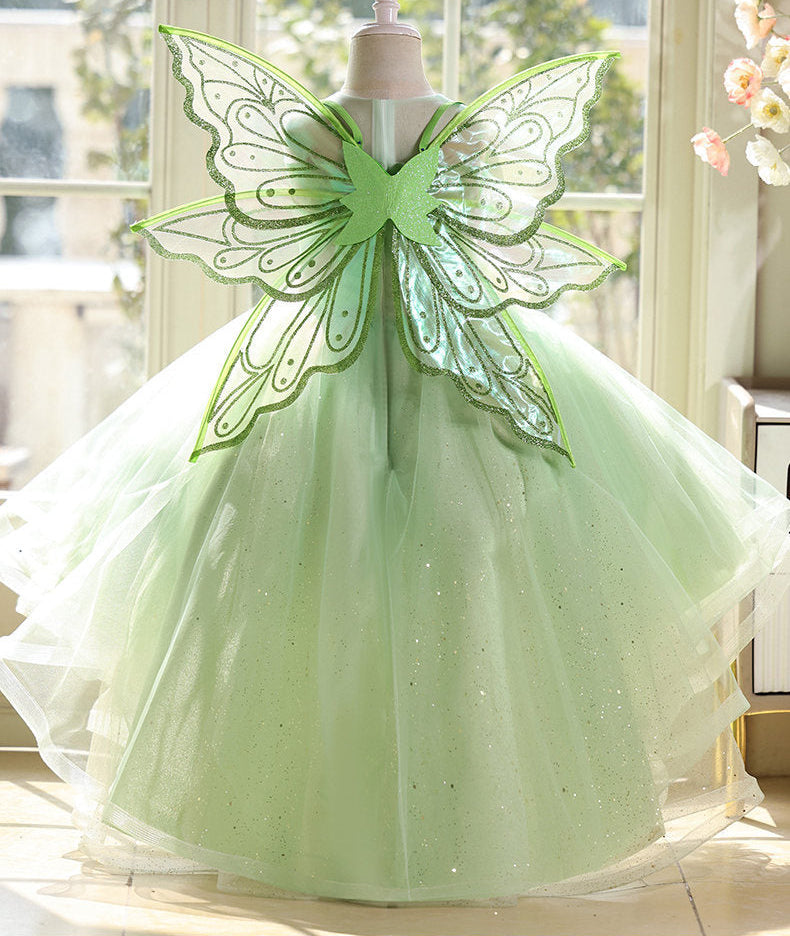 Vestido de Festa Verde Asas