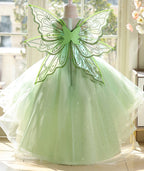 Vestido de Festa Verde Asas