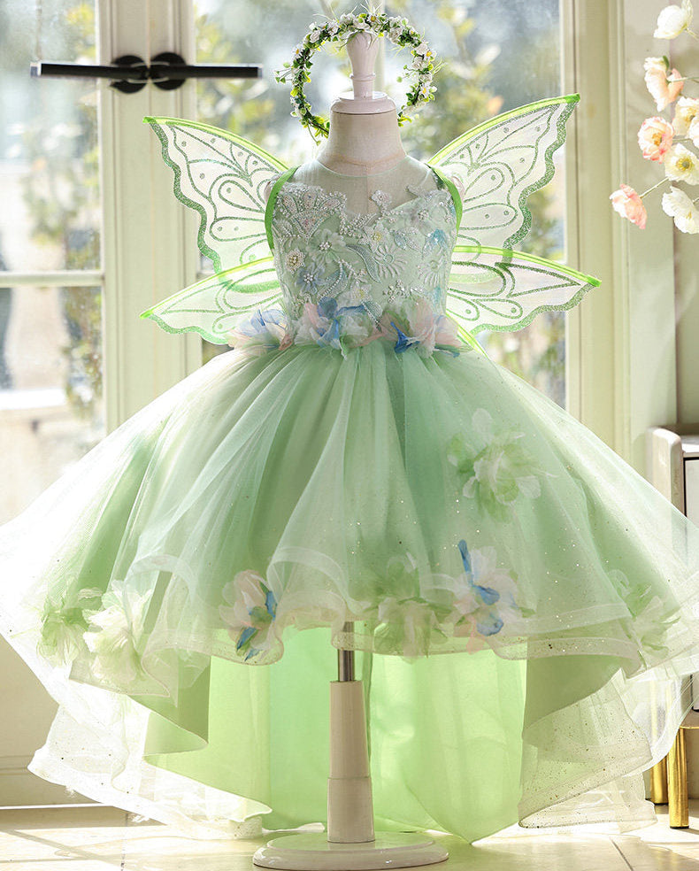 Vestido de Festa Verde Asas