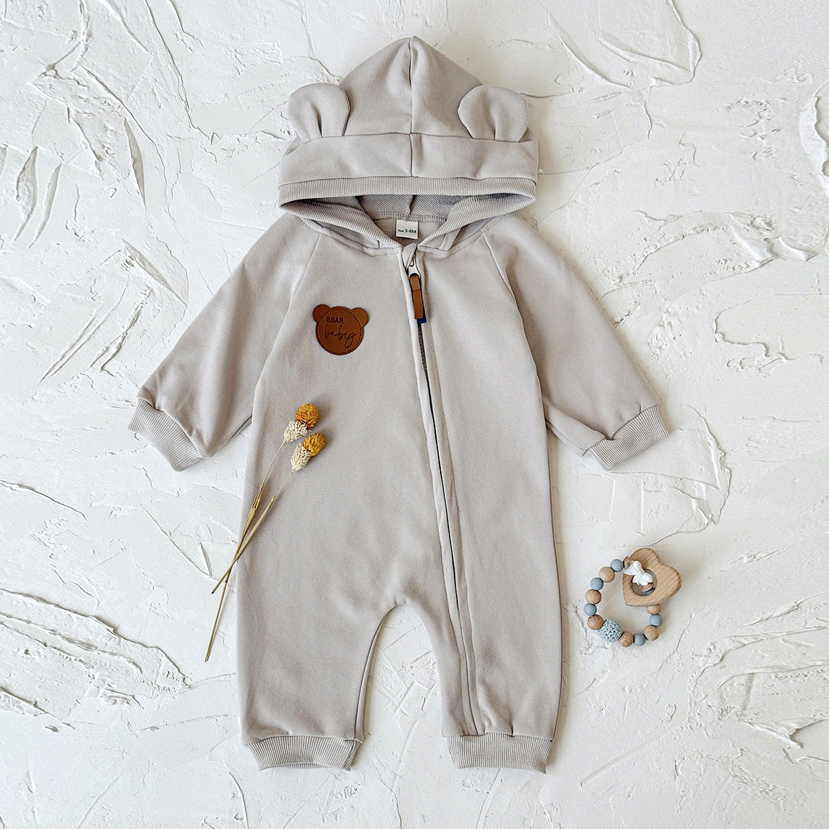 Macacão Infantil Zipper Ursinho