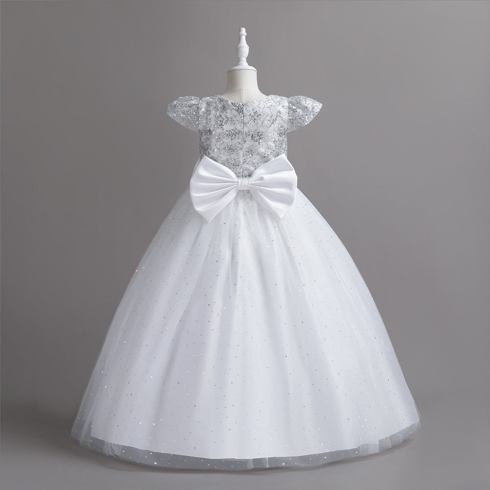 Vestido de Festa Longo Renda Brilhantes