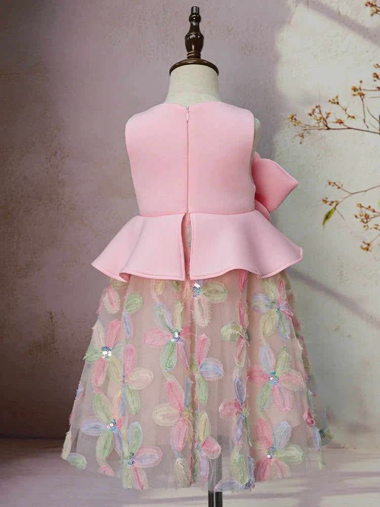 Vestido Infantil Flores