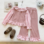 Conjunto Infantil Feminino Babadinhos Botões de Pérolas