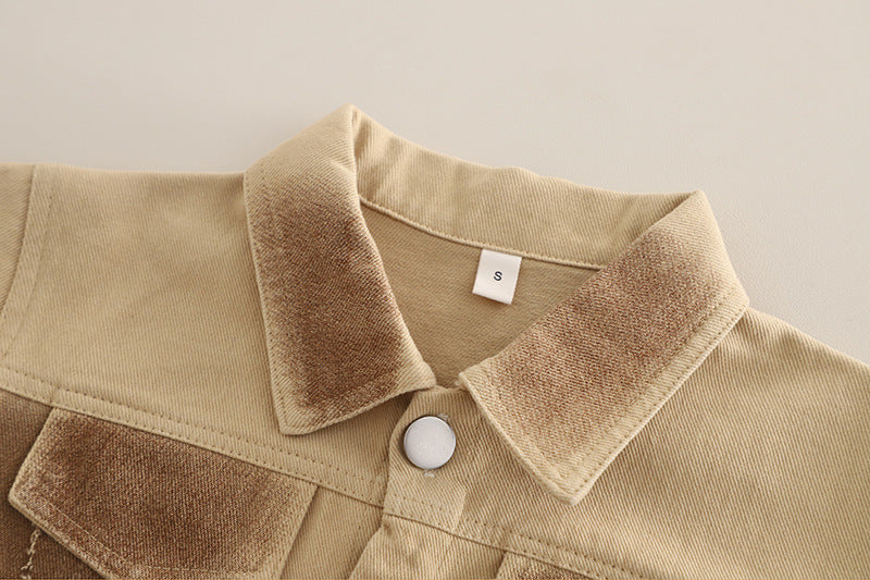 Conjunto Infantil Masculino Jaqueta Botões