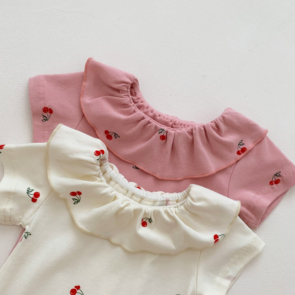 Body Infantil Feminino Cerejinhas
